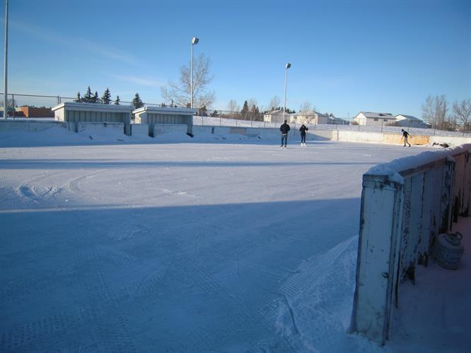 skating, outdoor rink, north edmonton