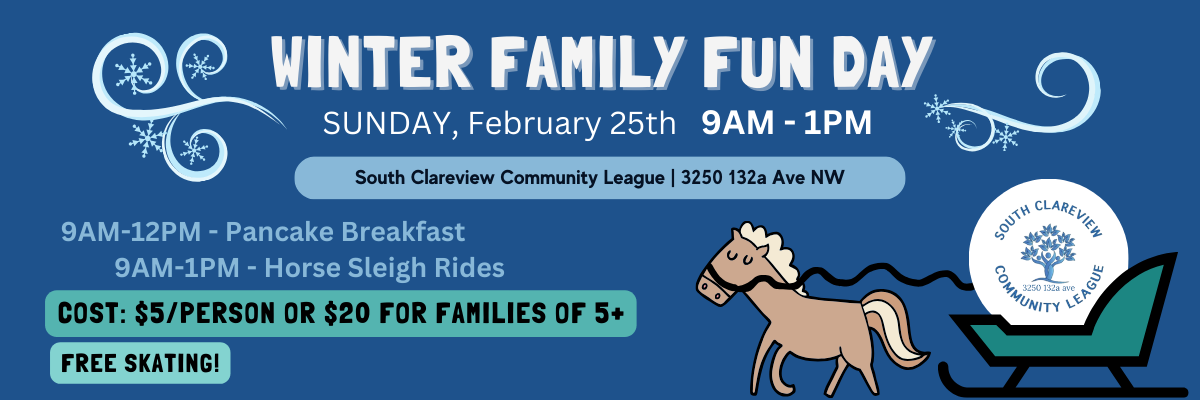 winter family fun day, south clareview